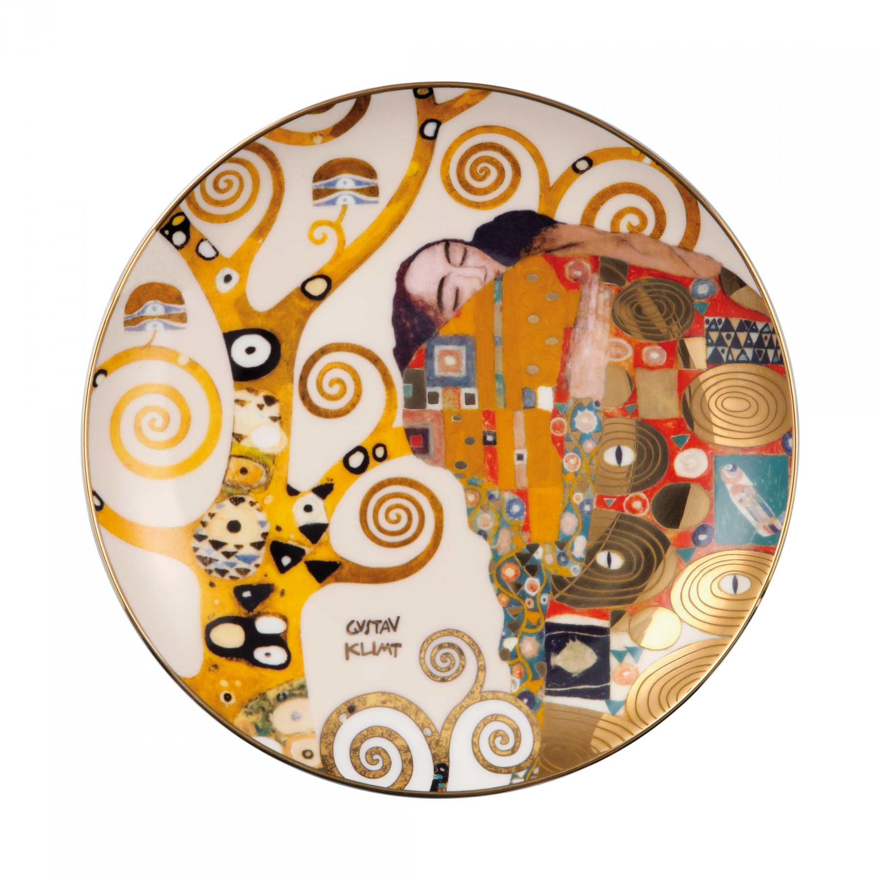GOEBEL Teller 21 cm Erfüllung Gustav Artis Orbis Klimt
